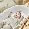 The Little Green Sheep Knitted Moses Basket & Mattress