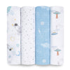 aden + anais essentials Cotton Muslin Swaddle Blanket - 4 Pack