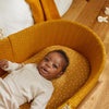 The Little Green Sheep Knitted Moses Basket & Mattress