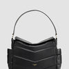 Storksak Aria Leather Compact Changing Bag Black