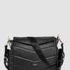 Storksak Aria Leather Compact Changing Bag Black