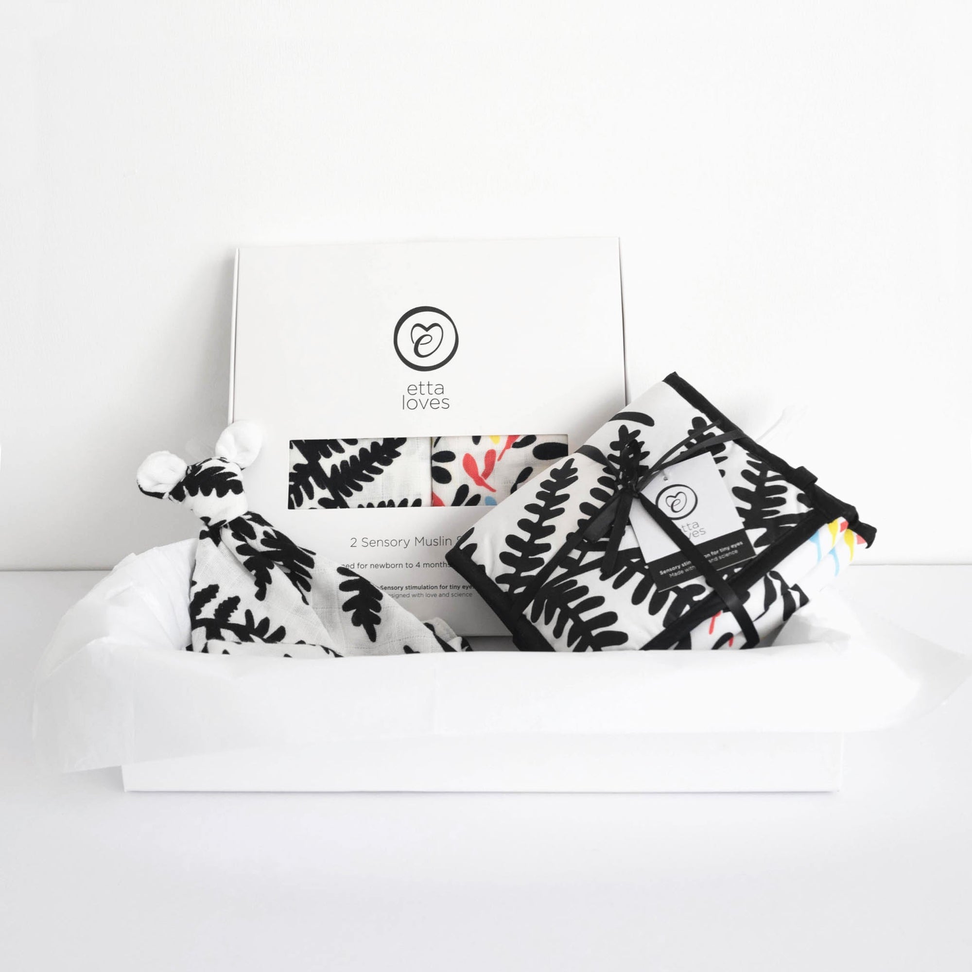 Etta Loves PLANT PRINT COLLECTION GIFT BOX - for babies' first year