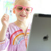 Babiators Blue Light Screen Saver Navigator Glasses - Think Pink - Think Pink / 3-5y (Classic) [AWIN] [Natural Baby Shower Ltd]