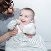 MORI Clever Sleeping Bag - Grey Stripe - TOG 2.5 - 0-24m / Grey Stripe [AWIN] [Natural Baby Shower Ltd]