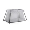 BabyBjorn Travel Cot Light - Silver - With Fitted Sheet [AWIN] [Natural Baby Shower Ltd]