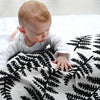 Etta Loves PLANT PRINT 3-PACK MUSLINS - for newborn to 4 month old babies