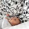 Etta Loves DRAWING PRINT MUSLIN 3-PACK - for newborn to 4 month old babies