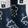 Grass & Air Colour-Revealing Wellies - Navy - 6 UK / Navy [AWIN] [Natural Baby Shower Ltd]