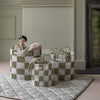 Avery Row Checkerboard Storage Basket