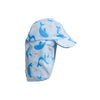 MORI Keppi Sun Hat - Blue Whale Print