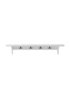 Oliver Furniture Seaside Shelf With Hooks 90x20