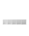 Oliver Furniture Wood Horizontal Shelving Unit 5x1 w. Support