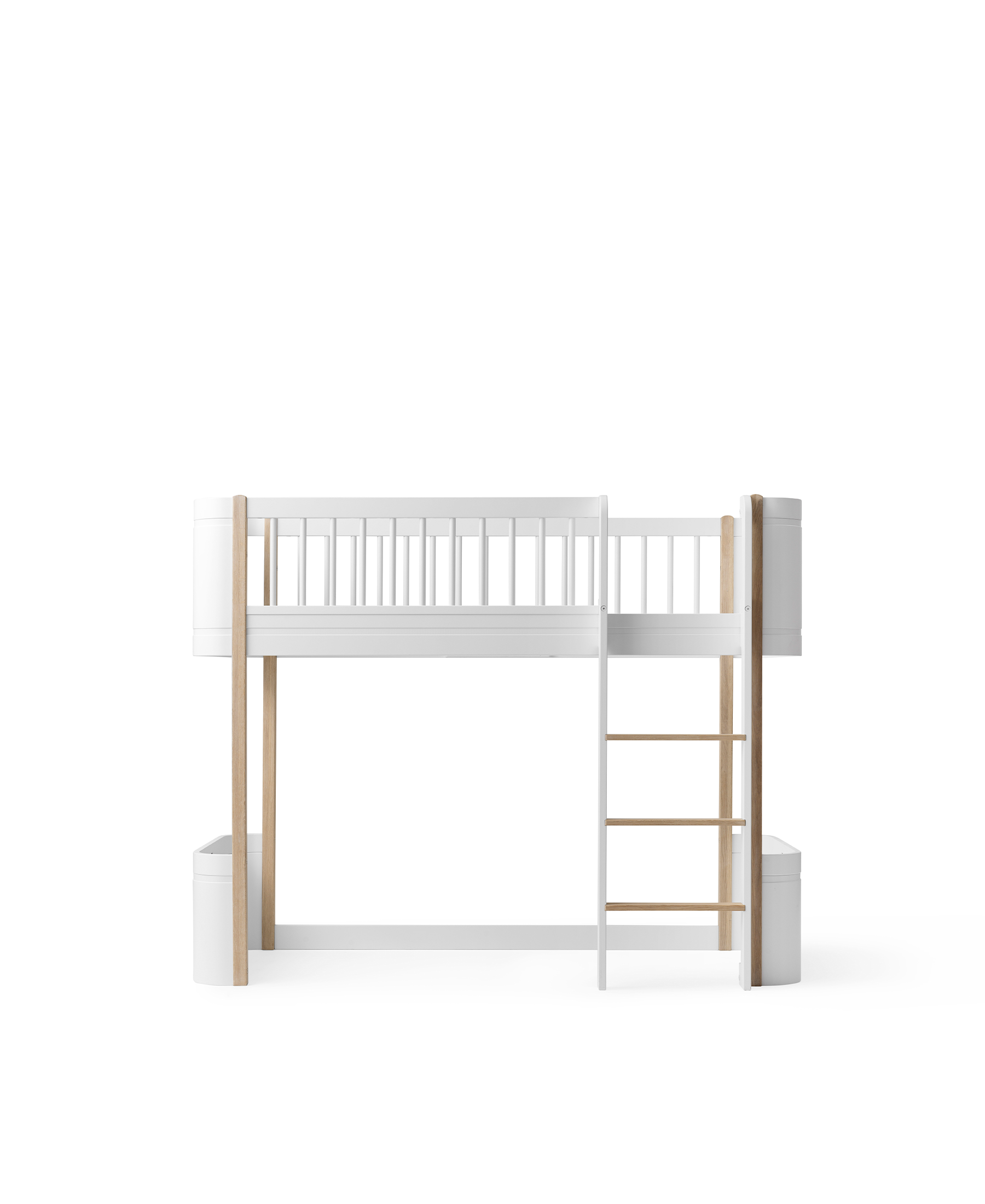 Oliver Furniture Wood Mini+ Low Loft Bed