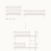 Oliver Furniture Mini+ Cot bed & Mini+ Junior bed to Low bunk bed
