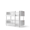 Oliver Furniture Mini+ Cot bed & Mini+ Junior bed to Low bunk bed