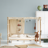Oliver Furniture Camp Canopy Bed in White/Oak