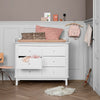 Oliver Furniture Wood 6 Drawer (Nursery) Dresser in White & White/Oak