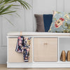 Oliver Furniture Wood Horizontal Shelving Unit 3x1 w. Base