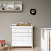 Oliver Furniture Wood Nursery Dresser in White & Oak