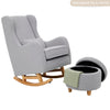 Il Tutto Olivia Rocking Nursery Chair & Footstool