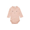 Organic Zoo Bunny Bodysuit - Clay - 0-3m / Clay [AWIN] [Natural Baby Shower Ltd]
