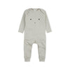 Organic Zoo Bunny Playsuit - Grey Stripes - 6-12m / Grey Stripes [AWIN] [Natural Baby Shower Ltd]
