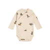 Organic Zoo Wrap Bodysuit - Olive Garden - Olive Garden / 6-12m [AWIN] [Natural Baby Shower Ltd]
