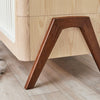 Gaia Baby Hera Complete Sleep Cot Bed - Natural + Walnut