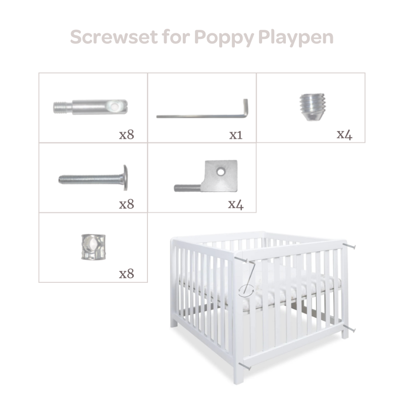 Anita's House Screwset for Poppy Playpen