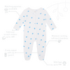 Rosa & Blue Sleepsuit