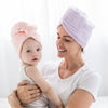 Silky Tots Hair Towel Wraps (2 pack)