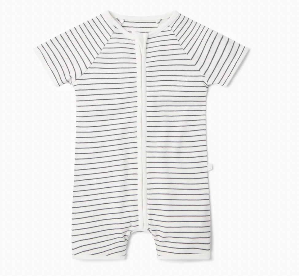 Baby Mori Zip Summer Sleepsuit GR