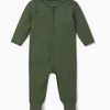 MORI Ribbed Clever Zip Sleepsuit