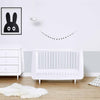 SnuzKot Skandi 2 Piece Nursery Furniture Set - White - White / No Mattress [AWIN] [Natural Baby Shower Ltd]