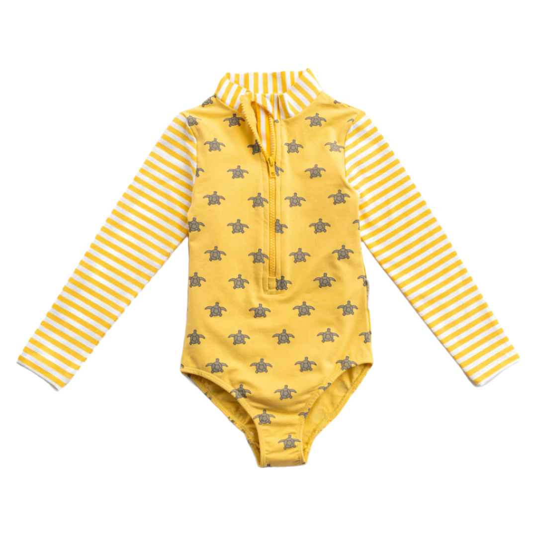Pure Earth Collection Long Sleeve Swimming Costume