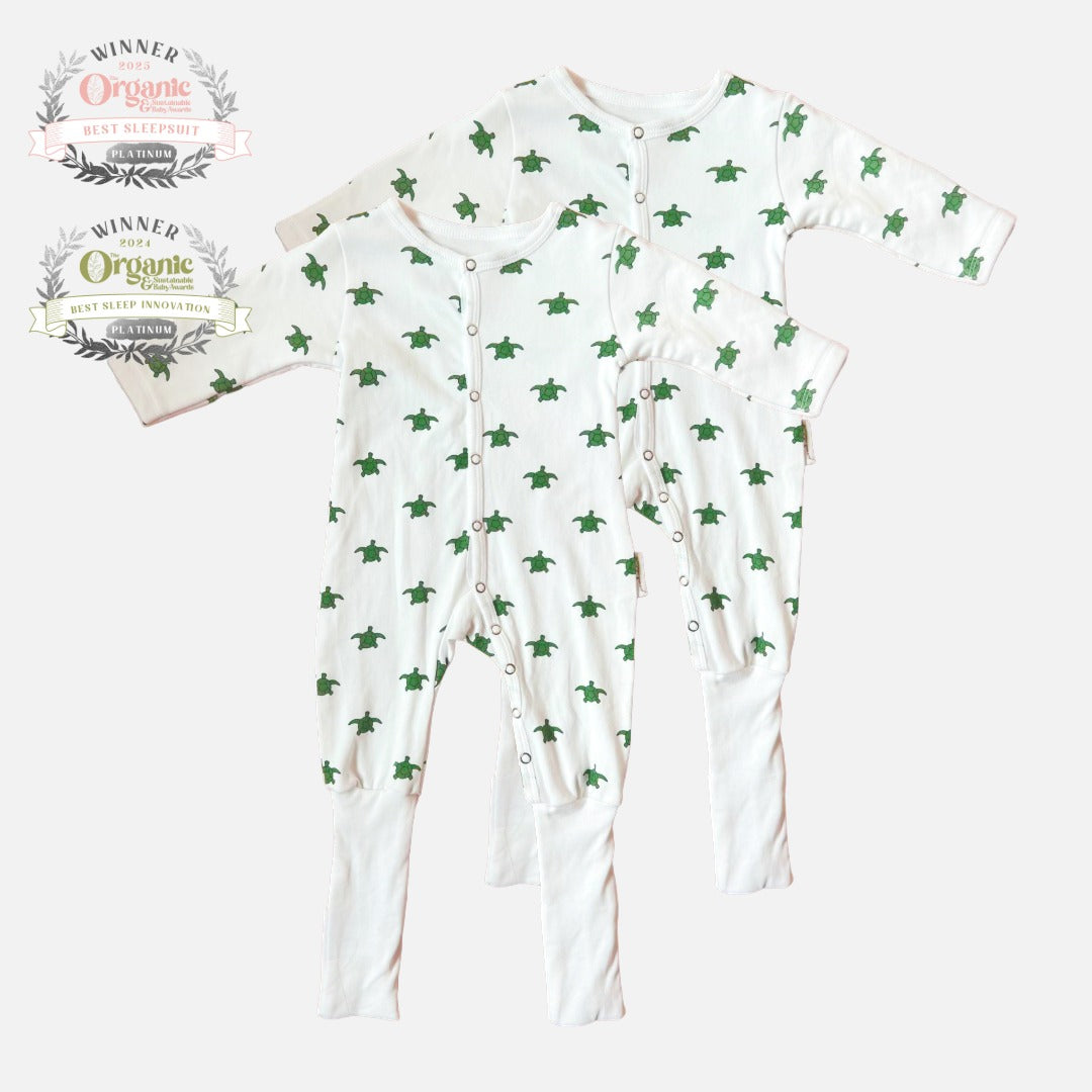 Pure Earth Collection Winter Sleepsuit With Padded Sleeves (pack of 2)