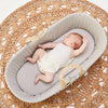 The Little Green Sheep Moses Basket Sheet - Dove [AWIN] [Natural Baby Shower Ltd]
