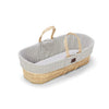 The Little Green Sheep Natural Knitted Moses Basket & Mattress