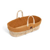 The Little Green Sheep Natural Knitted Moses Basket & Mattress