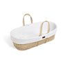 The Little Green Sheep Natural Knitted Moses Basket & Mattress