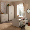 CuddleCo Freya Cot Bed - Coastal White