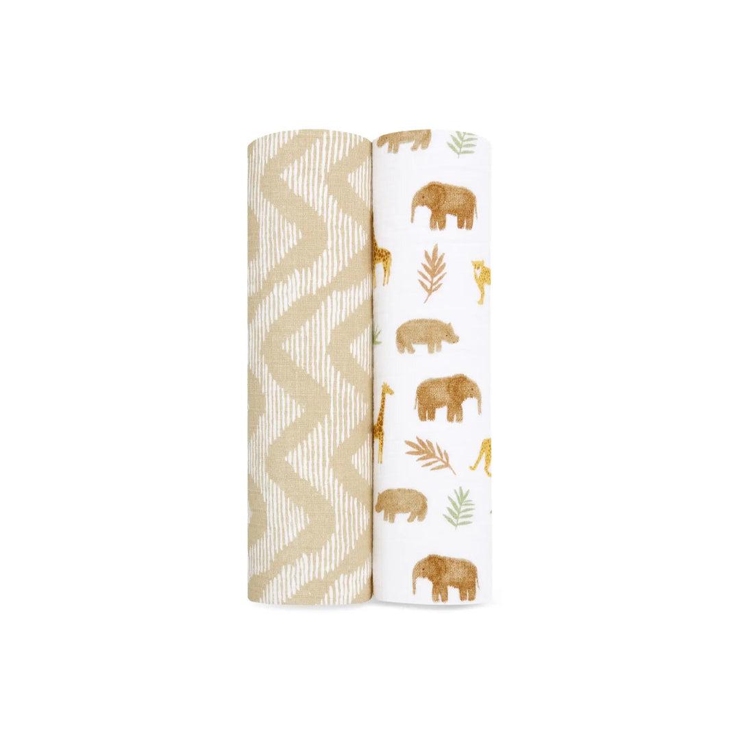 aden + anais Essentials Cotton Muslin 2 Pack Swaddle Blanket