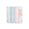 aden + anais essentials Cotton Muslin Swaddle Blanket - 4 Pack