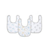 aden + anais Essentials Cotton Muslin Baby Snap Bibs - 3 Pack