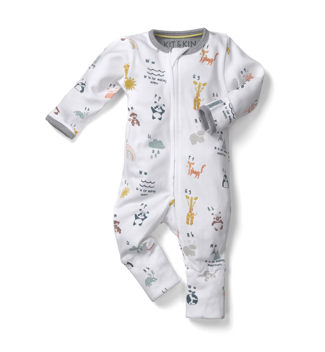 Kit & Kin Alphabet Onesie