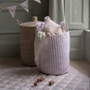 Avery Row Large Quilted Storage Basket
