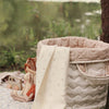Avery Row Large Quilted Storage Basket