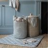 Avery Row Large Quilted Storage Basket