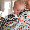 Etta Loves PLANT PRINT MUSLIN BLANKET - reversible newborn to 4/5+ months