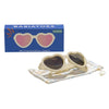 Babiators Polarised Heart Sunglasses - Sweet Cream - Sweet Cream / 3-5y (Classic) [AWIN] [Natural Baby Shower Ltd]